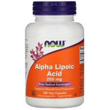 Alpha Lipoic Acid 250mg 60капс NOW 