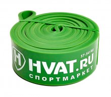 Hvat зеленая фитнес-резинка (17-54 кг)