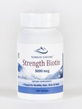 Biotin 5000mcg Norway Nature 100tab.