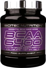 BCAA 6400 SCITEC NUTRITION 125 таб (25 порций)